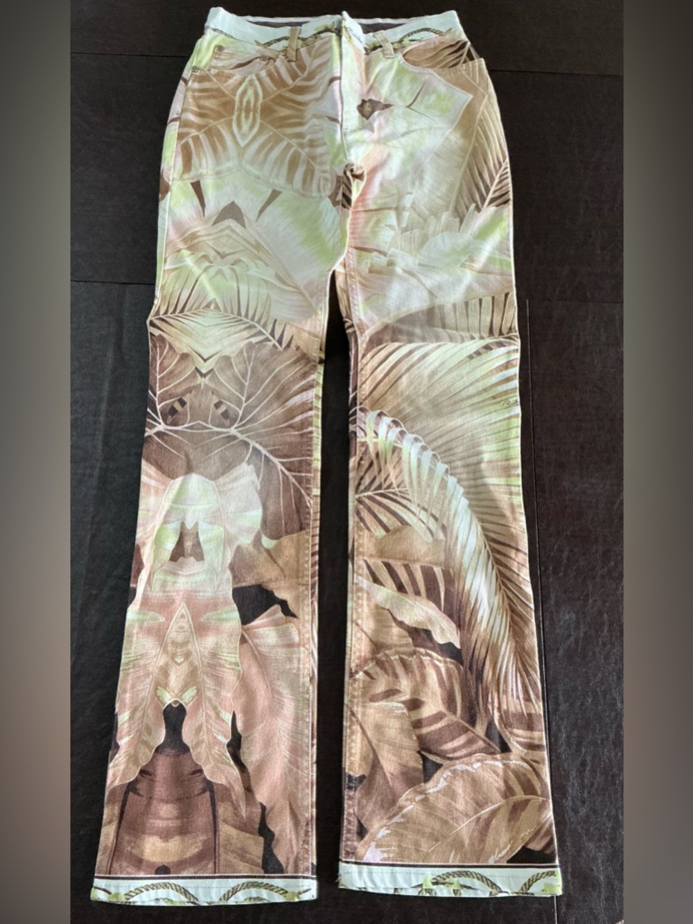 Roberto Cavalli - Jeans Vintage Italy Palm Tropical Print